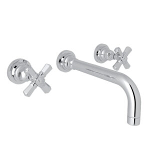 ROHL San Giovanni™ Wall Mount Lavatory Faucet Trim In Polished Chrome
