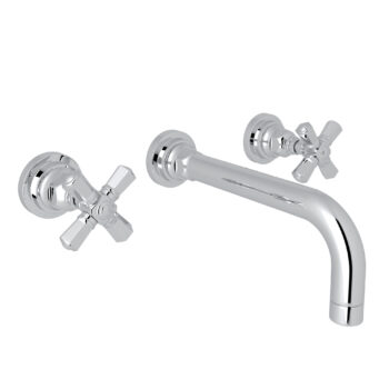 ROHL San Giovanni™ Wall Mount Lavatory Faucet Trim In Polished Chrome