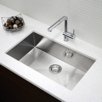 Blanco Quatrus R0 32" Single Bowl Undermount Stainless Steel Kitchen Sink - Image 5