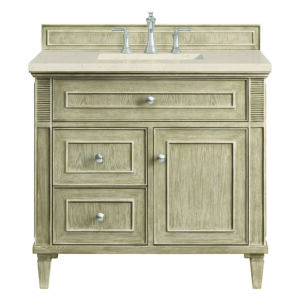 Lorelai 36" Single Vanity, Whitewashed Oak
