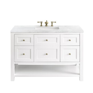 Breckenridge 48" Single Vanity, Bright White
