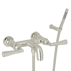 ROHL San Giovanni™ Exposed Wall Mount Tub Filler In Polished Nickel