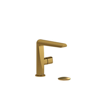 Riobel Parabola™ Single Handle Lavatory Faucet In Brushed Gold