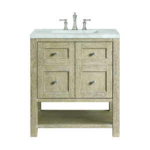 Breckenridge 30" Single Vanity, Whitewashed Oak