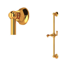 ROHL 24″ Slide Bar In Italian Brass