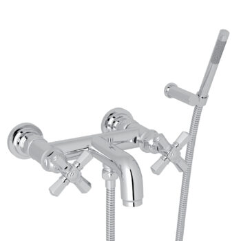 ROHL San Giovanni™ Exposed Wall Mount Tub Filler In Polished Chrome