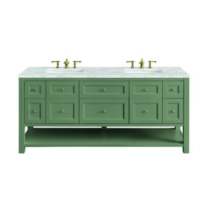 Breckenridge 72" Double Vanity, Smokey Celadon