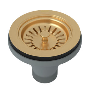 ROHL Basket Strainer In Satin English Gold