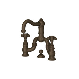 ROHL Acqui® Bridge Lavatory Faucet In Tuscan Brass