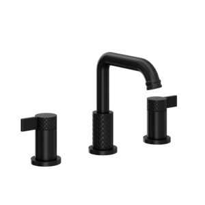 ROHL Tenerife™ Widespread Lavatory Faucet With U-Spout In Matte Black