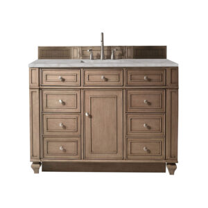 Bristol 48" Single Vanity, Whitewashed Walnut