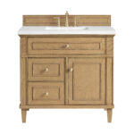 Lorelai 36" Single Vanity, Light Natural Oak