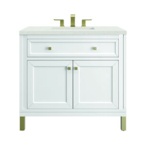 Chicago 36" Single Vanity, Glossy White