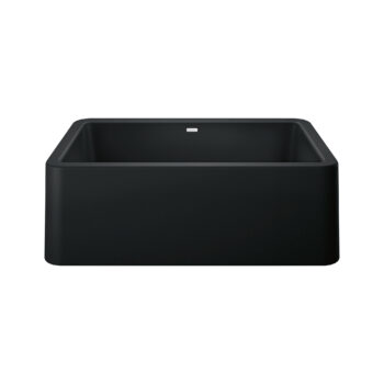 Blanco Ikon SILGRANIT 30" Single Bowl Apron-Front Farmhouse Sink - Coal Black
