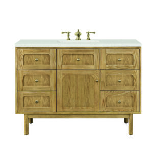 Laurent 48" Single Vanity, Light Natural Oak