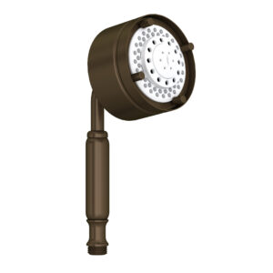 ROHL 4″ 5-Function Handshower In Tuscan Brass