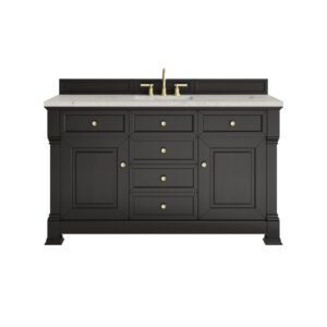 Brookfield 60" Single Vanity, Black Onyx