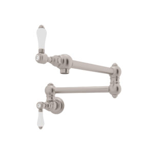 ROHL Pot Filler In Satin Nickel