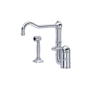 ROHL Acqui® Kitchen Faucet With Side Spray In Polished Chrome