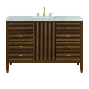 Myrrin 48" Single Vanity, Mid Century Walnut