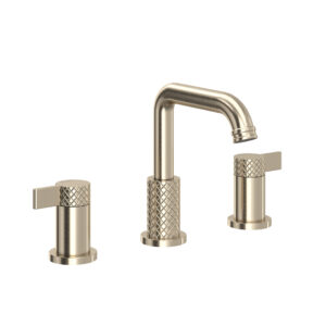 ROHL Tenerife™ Widespread Lavatory Faucet With U-Spout In Satin Nickel