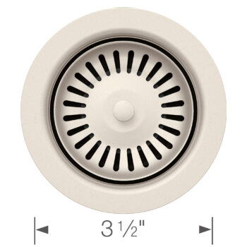 Blanco Color-Coordinated Metal Basket Strainer - Soft White - Image 3
