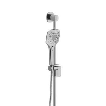 Riobel Handshower Set With 39" Slide Bar and 4-Function Handshower In Chrome