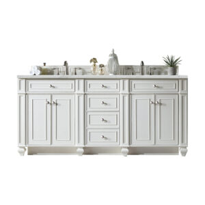 Bristol 72" Double Vanity, Bright White