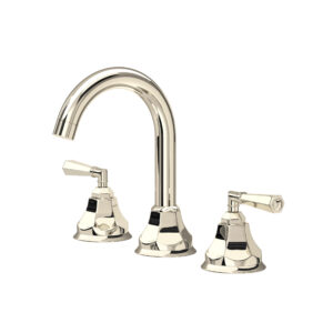 ROHL Palladian® Widespread Lavatory Faucet With C-Spout In Polished Nickel