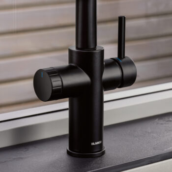 Blanco Catris Flexo Filter-Ready Semi-Pro Pull-Down Dual-Spray Kitchen Faucet 1.5 GPM - Matte Black - Image 13