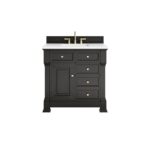 Brookfield 36" Single Vanity, Black Onyx