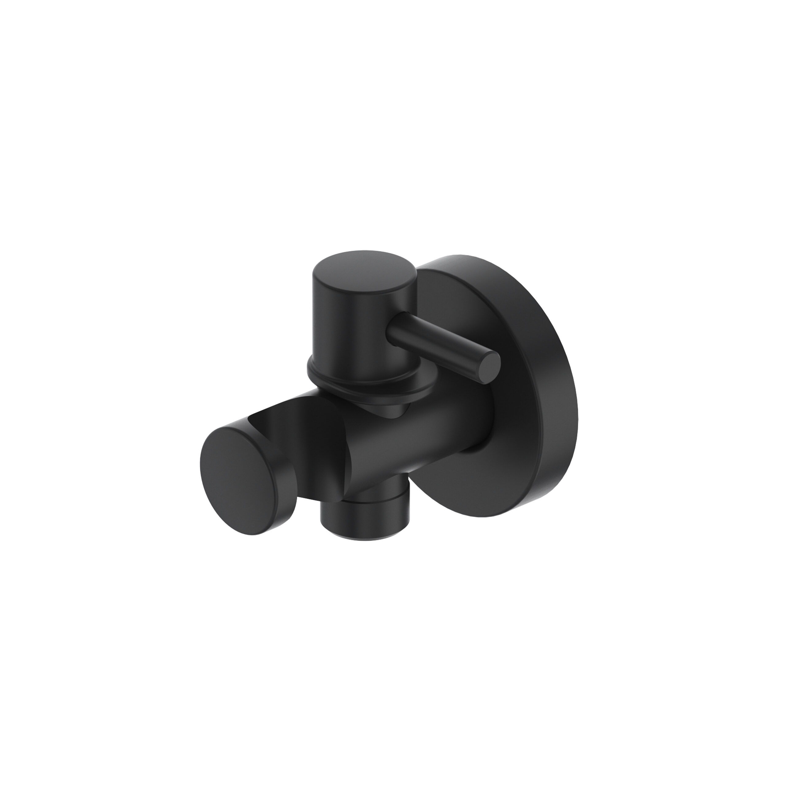 ROHL Handshower Outlet With Holder and Integrated Volume Control In Matte Black