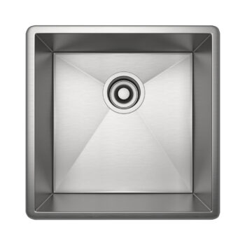 ROHL Forze™ 15" Single Bowl Stainless Steel Kitchen Or Bar/Food Prep Sink In Brushed Stainless Steel