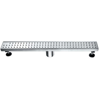 Dawn® Nile River Series - Linear Shower Drain 24"L In Polished satin