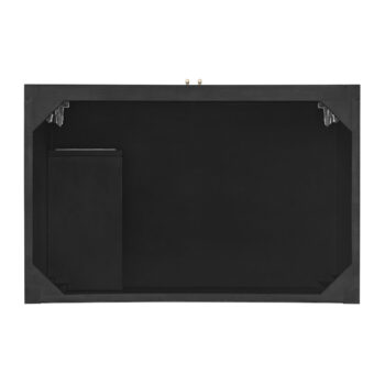 Myrrin 36" Vanity, Carbon Oak w/ Single Hole 3 CM White Zeus Quartz Top & Backsplash - Image 4