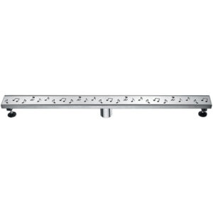 Dawn® Seine River Series – Linear Shower Drain 36″L In Polished satin