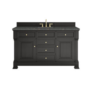 Brookfield 60" Single Vanity, Black Onyx
