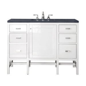 Addison 48" Single Vanity, Glossy White