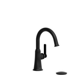 Riobel Momenti™ Single Handle Lavatory Faucet With C-Spout In Black