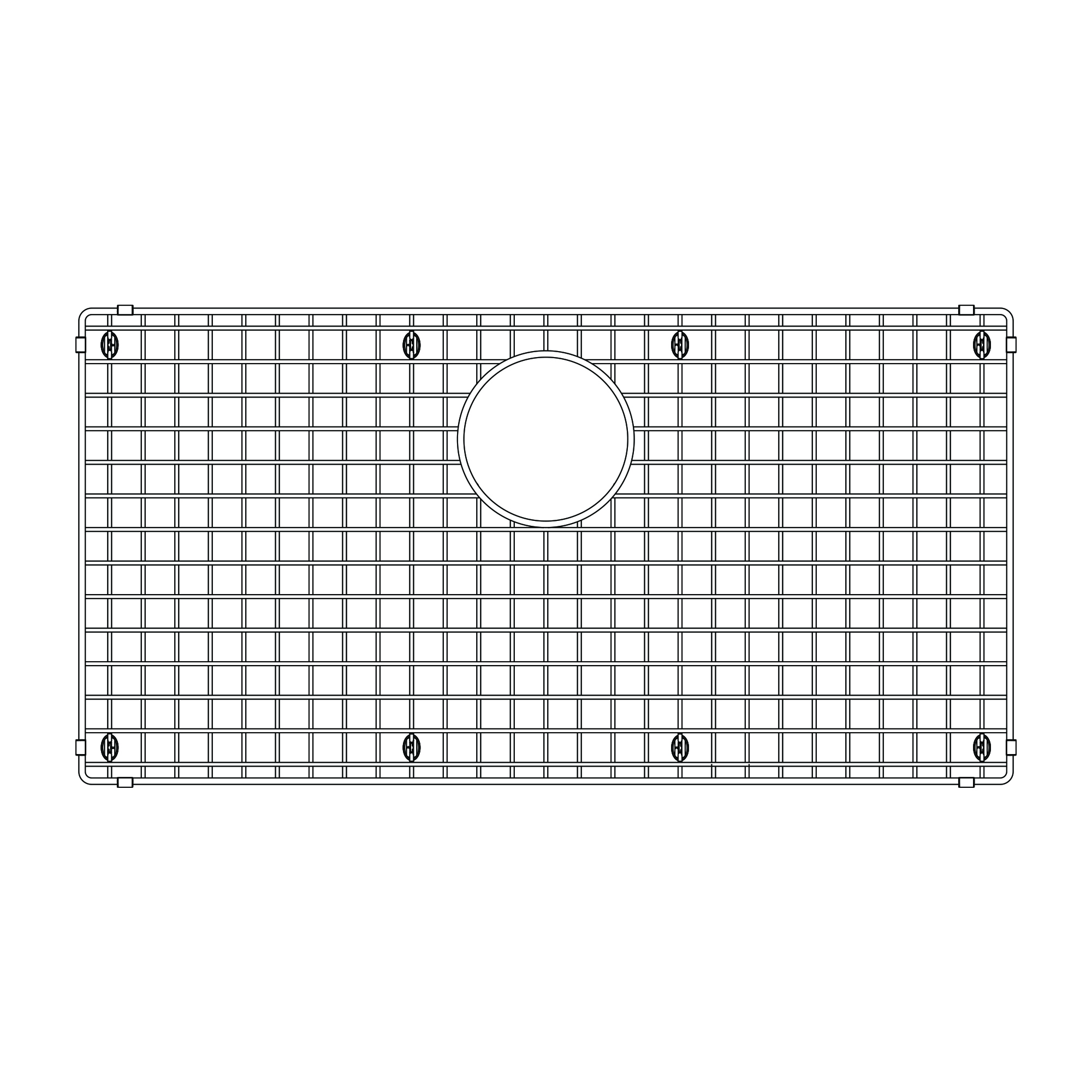 Blanco Stainless Steel Sink Grid for Quatrus 32" Single Bowl Sinks