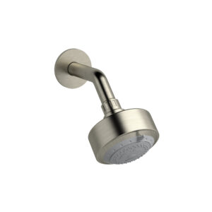 Riobel 4″ 3-Function Showerhead With Arm In Brushed Nickel