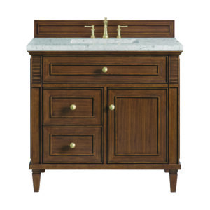 Lorelai 36" Single Vanity, Mid-Century Walnut