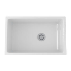 Rohl Allia™ 32” Fireclay Single Bowl Undermount Kitchen Sink