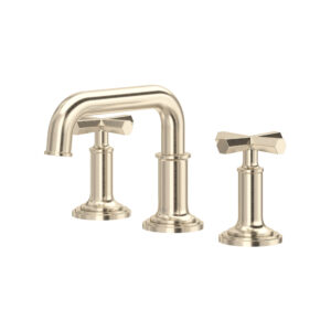 ROHL San Giovanni™ Widespread Lavatory Faucet With U-Spout In Satin Nickel