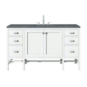Addison 60" Single Vanity, Glossy White