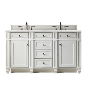 Bristol 60" Double Vanity, Bright White