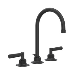 ROHL Graceline® Widespread Lavatory Faucet With C-Spout In Matte Black