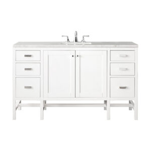 Addison 60" Single Vanity, Glossy White