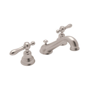 ROHL Arcana™ Widespread Lavatory Faucet With C-Spout In Satin Nickel