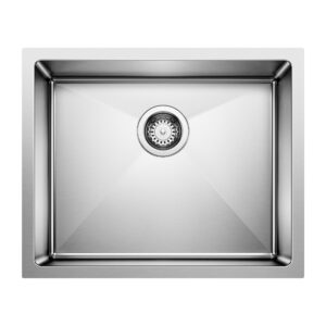 Blanco Quatrus R15 22″ Single Bowl Undermount Stainless Steel Kitchen Sink